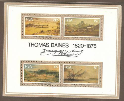 SACC 388 - UMM - Thomas Baines (Artist) Miniature